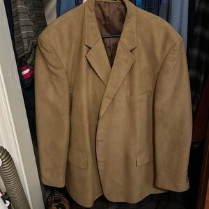 Polyester Tan Business Blazer